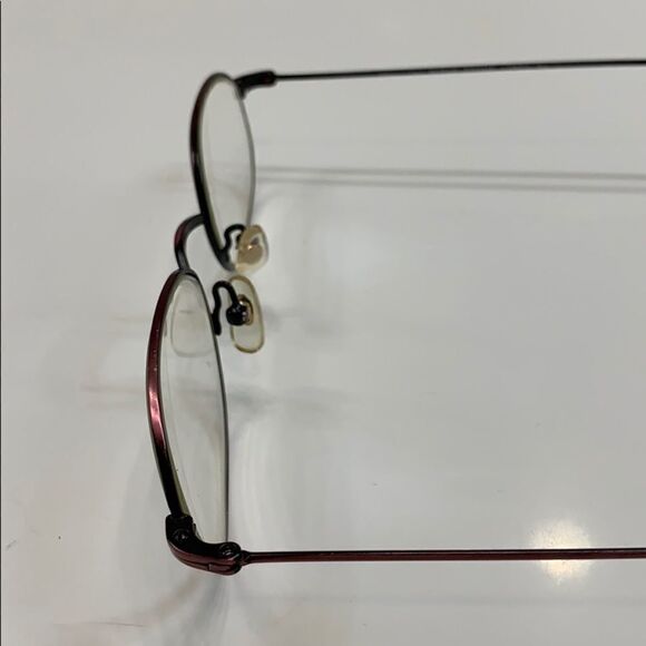 🌷Geoffrey Beene Eyeglass Frame Full Rim Burgundy - Picture 5 of 8